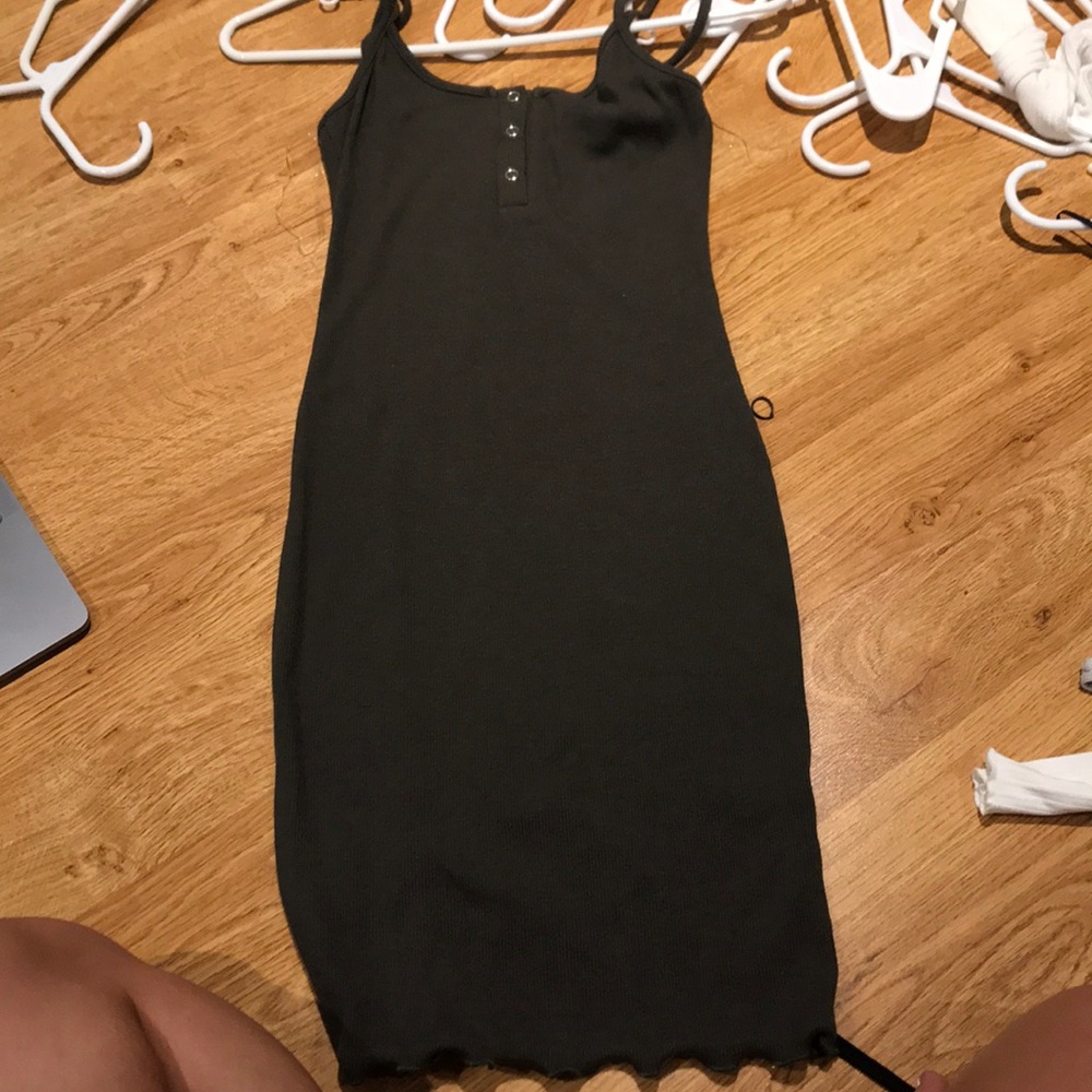 Olive green bodycon
